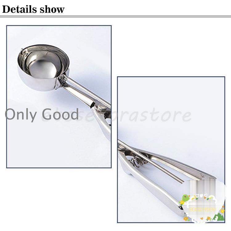 アイスクリームディッシャー 3個セット S M L ステンレス アイス