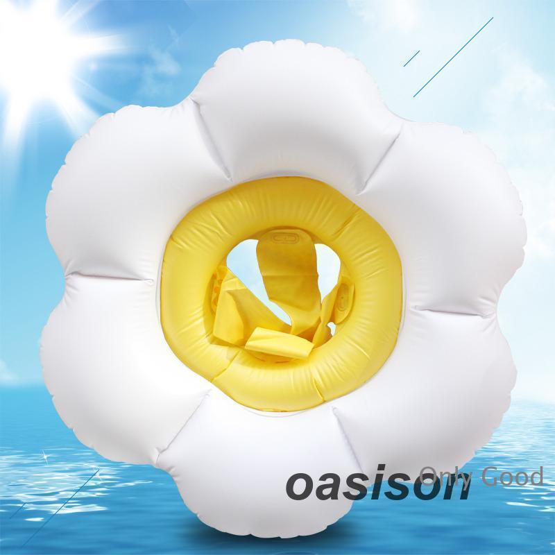 浮き輪 足入れ ベビー フロート うきわ 背もたれ 足穴 花型 浮輪 赤ちゃん 水遊び お風呂 水泳練習 プール 海 可愛い 1-4歳 インスタ映え | ブランド登録なし | 01