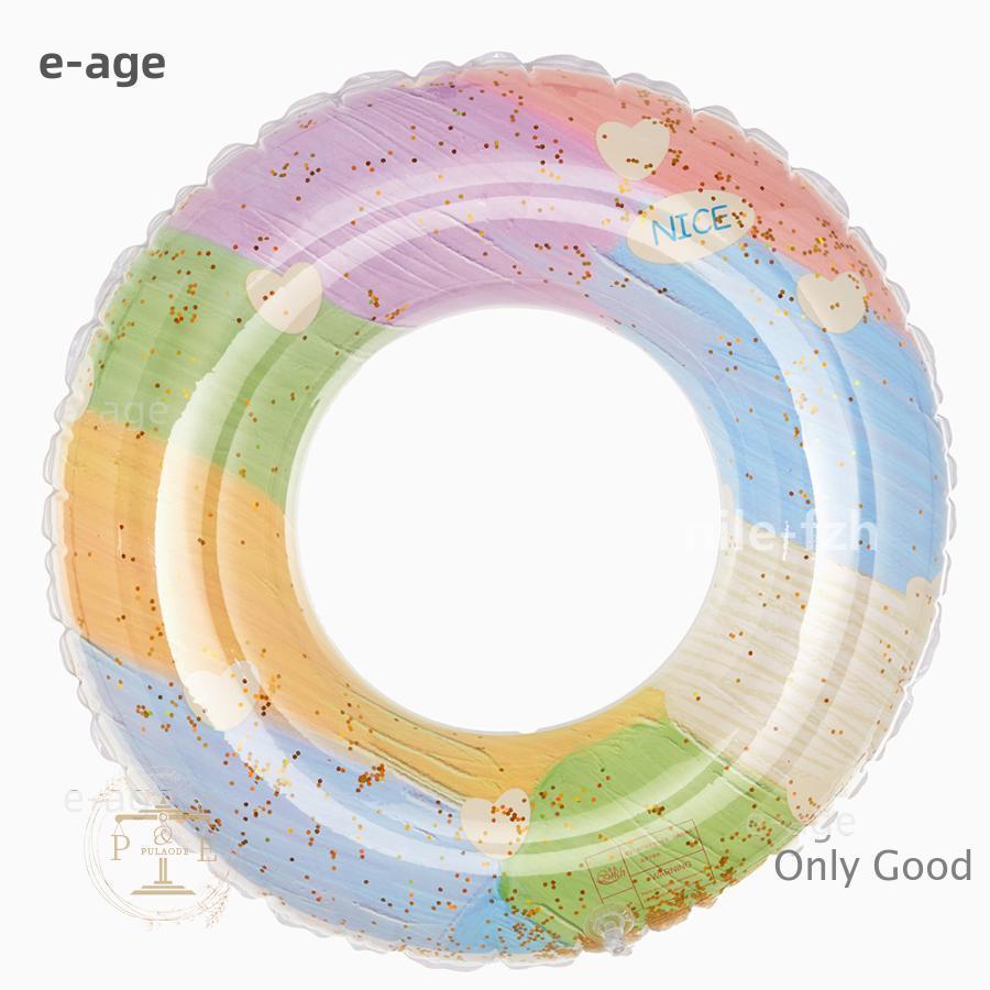 浮き輪 大人用 浮き輪 子供用 大きい うきわ キラキラ 星空 スイミング 浮具プール 水泳 水遊び 海水浴 夏グッズ 取っ手 親子 | ブランド登録なし | 10