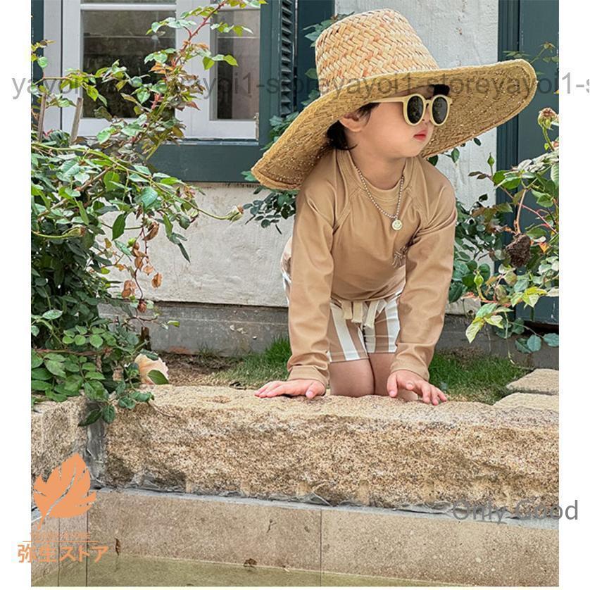 キッズ水着 男の子 セパレート 長袖 上下セット 水着 ボーイズ 子供 男の子 水着 ショートパンツ ベビー水着 ハーフパンツ スクール水着 韓国風 スイムスーツ | ブランド登録なし | 02