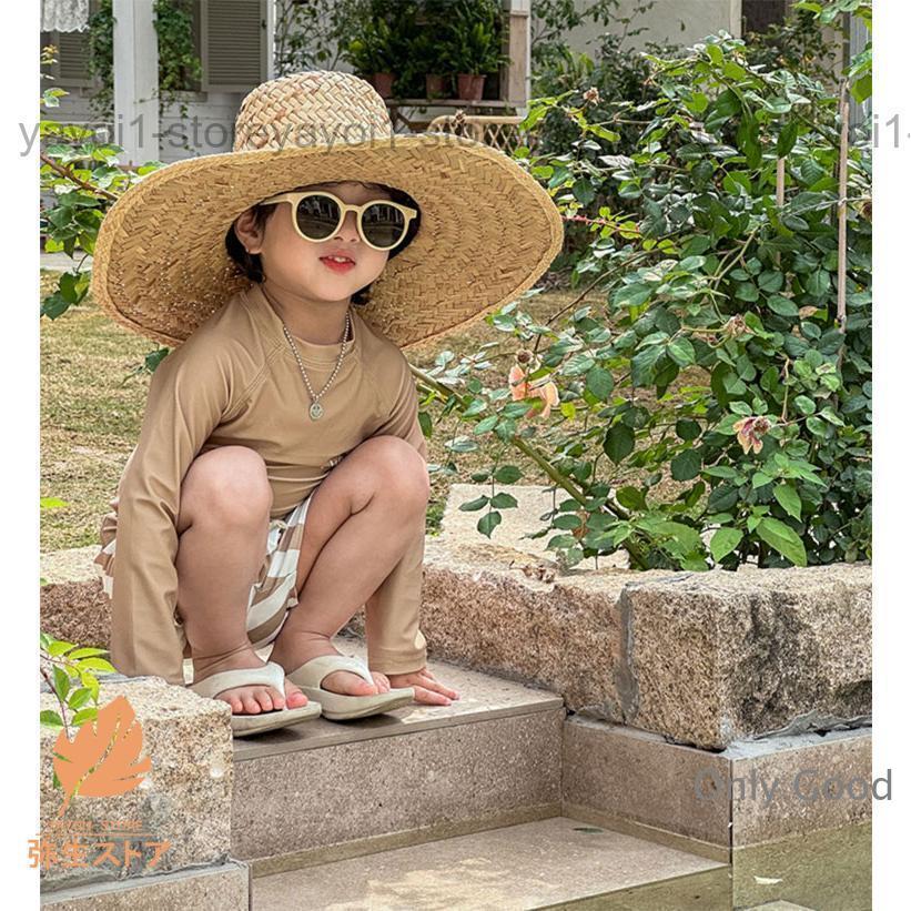 キッズ水着 男の子 セパレート 長袖 上下セット 水着 ボーイズ 子供 男の子 水着 ショートパンツ ベビー水着 ハーフパンツ スクール水着 韓国風 スイムスーツ | ブランド登録なし | 05