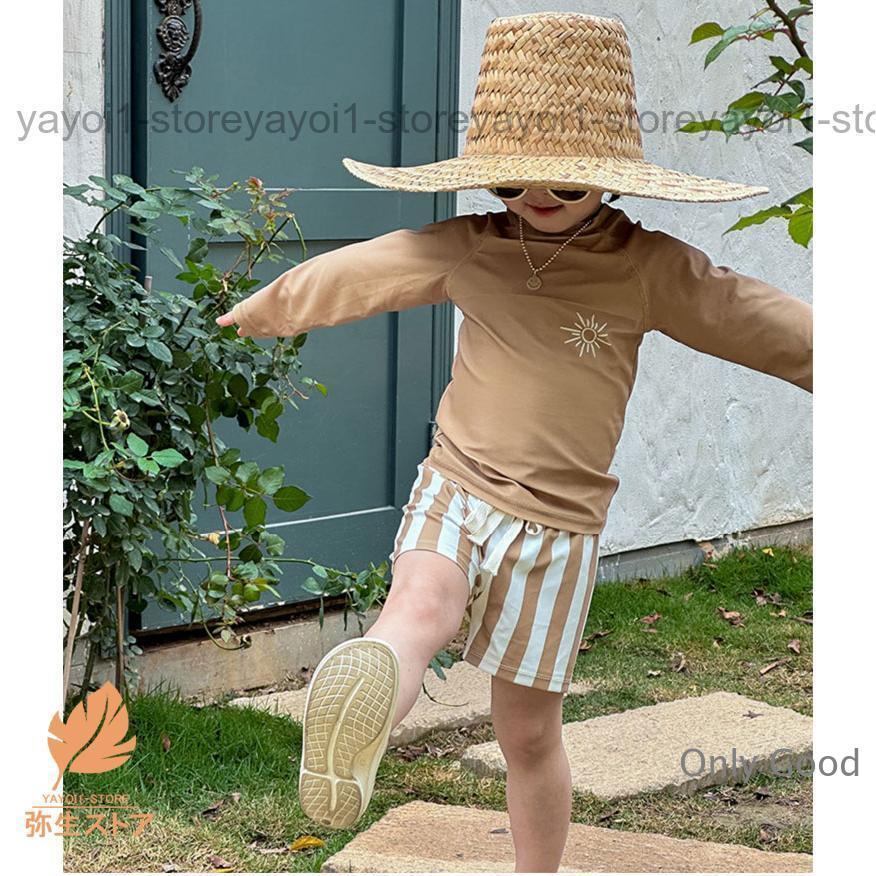 キッズ水着 男の子 セパレート 長袖 上下セット 水着 ボーイズ 子供 男の子 水着 ショートパンツ ベビー水着 ハーフパンツ スクール水着 韓国風 スイムスーツ | ブランド登録なし | 07