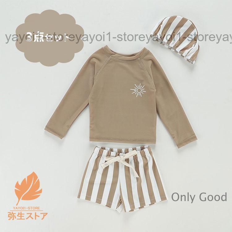 キッズ水着 男の子 セパレート 長袖 上下セット 水着 ボーイズ 子供 男の子 水着 ショートパンツ ベビー水着 ハーフパンツ スクール水着 韓国風 スイムスーツ | ブランド登録なし | 08