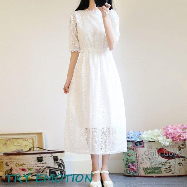 ワンピースレディース夏マキシワンピース白ワンピースホワイト