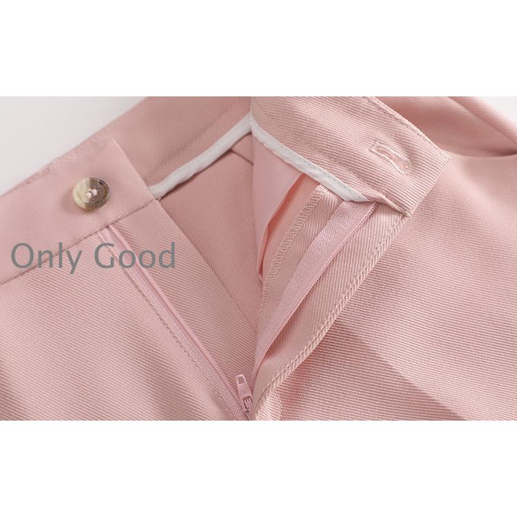 ベストパンツ セットアップ レディースロングベスト羽織無地おしゃれ