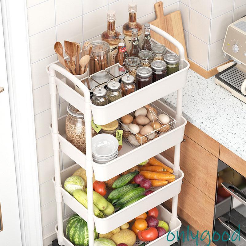 ウッドペッカー ワゴン カート ラック カゴ 収納 黄色 ポップ レア