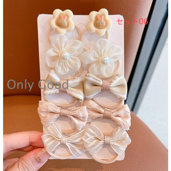 ヘアゴム リングゴム 10本 セット 子供 キッズ ベビー 女の子 可愛い