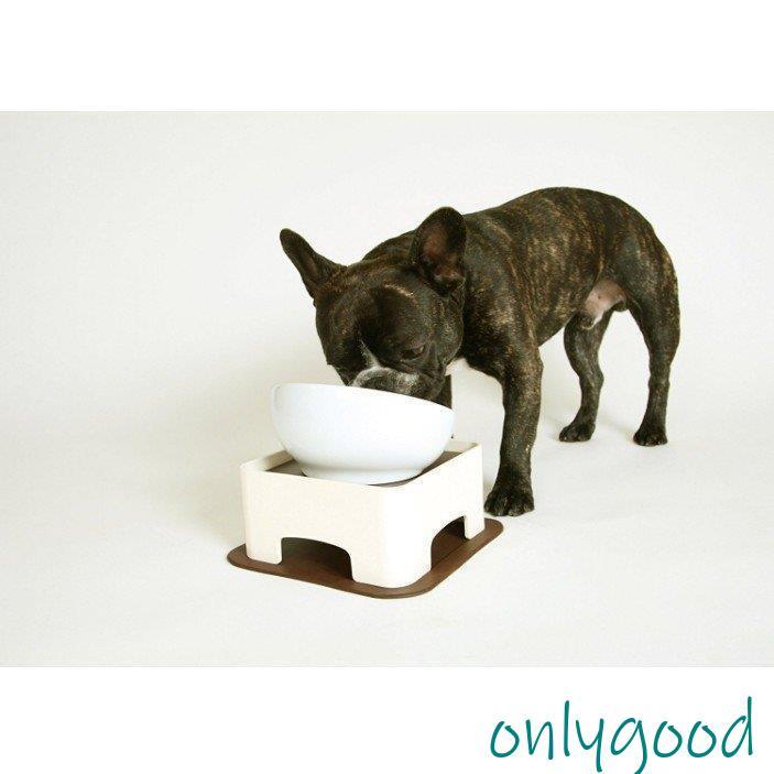 ペット用 給食器 皿 給食台セット 小型犬 中型犬用 フレンチブルドッグ