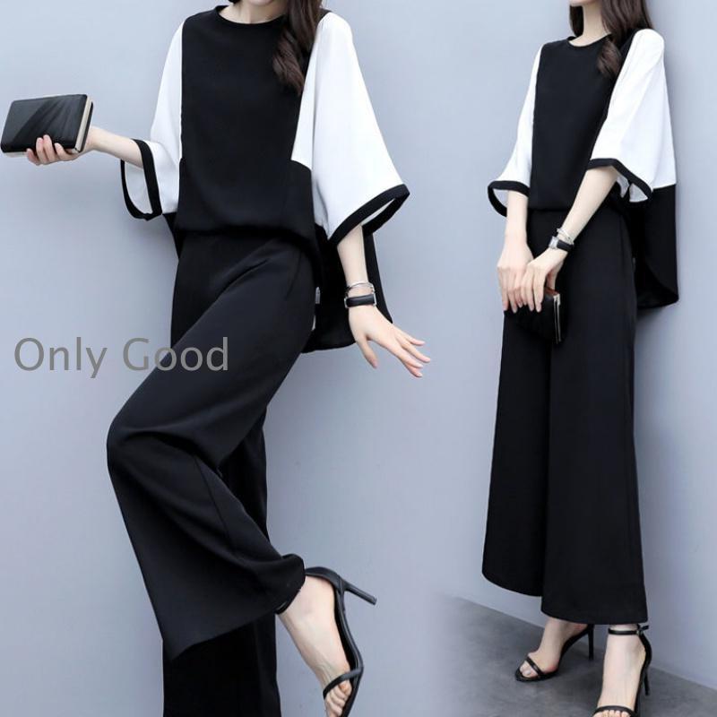 パンツドレス ドレス 結婚式 お呼ばれ パンツ ワイドパンツ セットアップ 韓国 パーティードレス 長袖 袖あり 黒 ゆったり 体型カバー 大きいサイズ | ブランド登録なし | 06