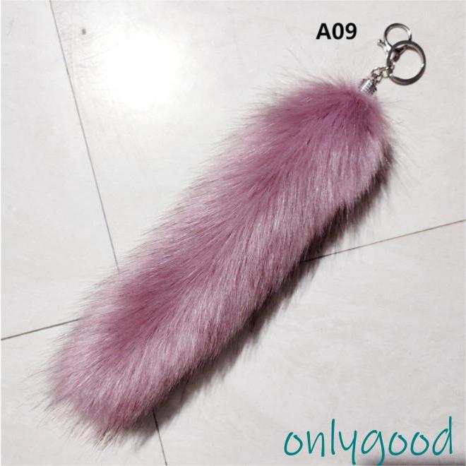 ファーチャーム 26cm 40cm 12色 しっぽ 尻尾 動物 フォックス 巨大