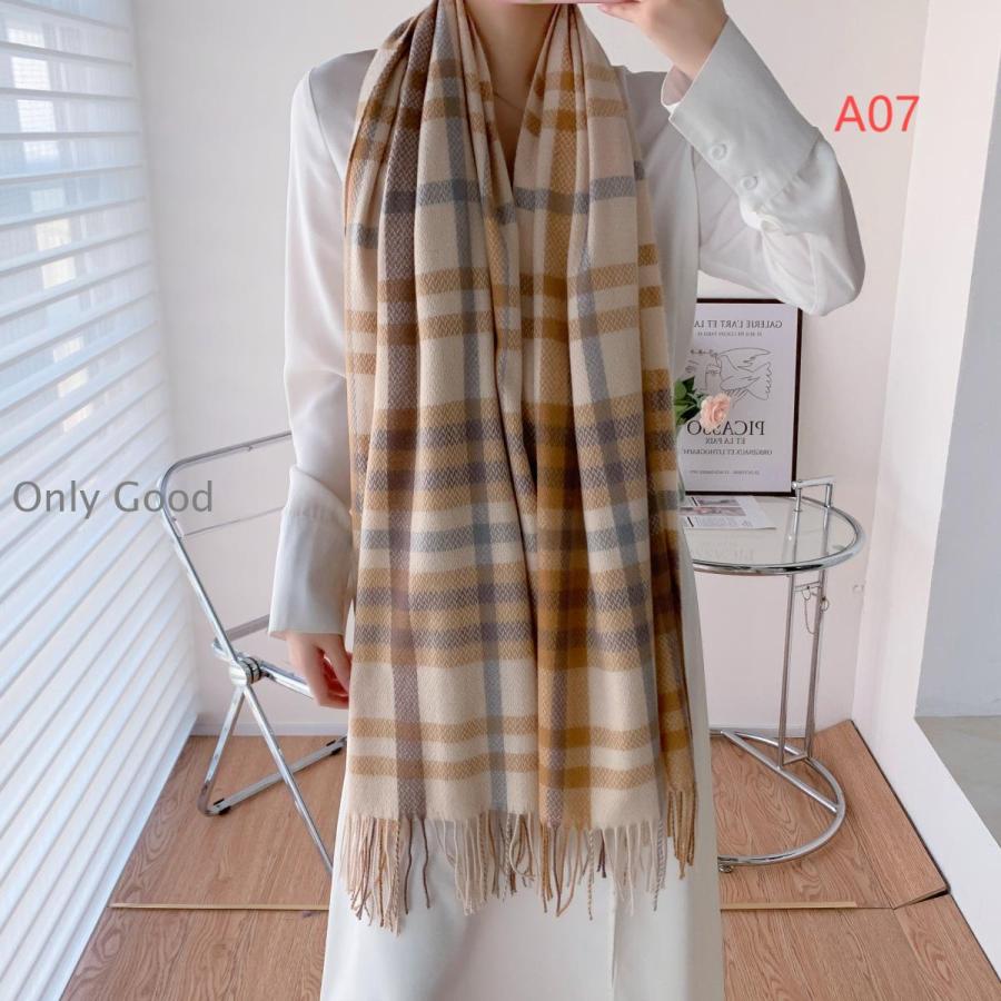マフラー レディース チェック柄 無地 秋 冬 40代 かわいい ロング