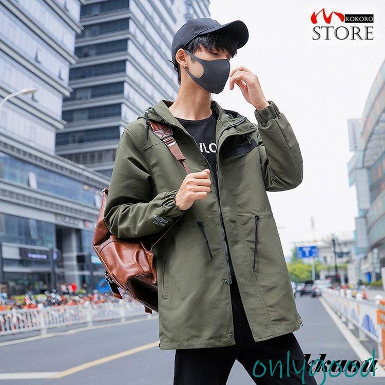 マウンテンパーカー ジャケット 秋服 秋物 ロング丈 マウンパ ウィンド 