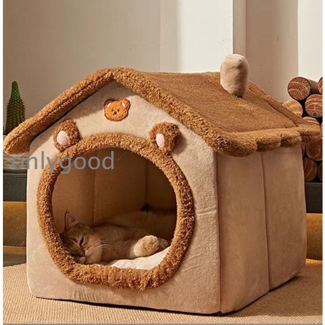 小動物用品 おしゃれな洋風扉付きwoodイヌ・ネコ小動物ペットハウス