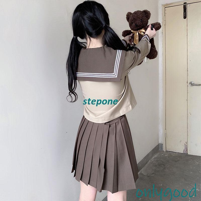 女子高生 制服 セーラー服 女子高校生 学生服 長袖 セットアップ 上下