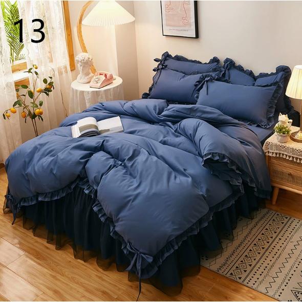 布団カバーセット 姫系 北欧 ベッド用品 快眠 布団カバー 4点セット