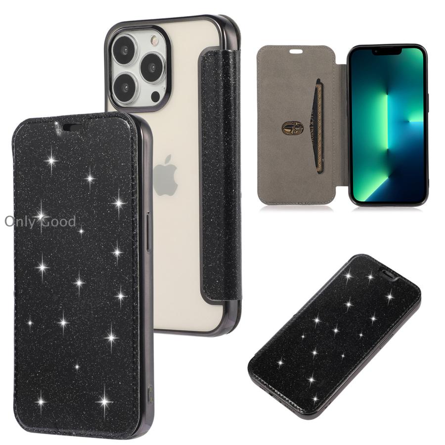 iphone11 ケース iphone se2 se 手帳型 背面 クリア 透明 少女 可愛い 