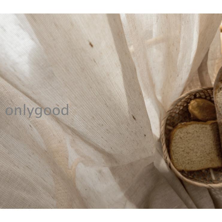 レースカーテン コットン 麻リネン カーテン 夏 遮光 遮熱 オーダー