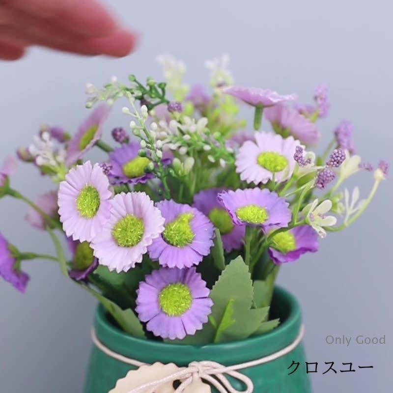 フェイクグリーン 造花 花瓶付き インテリア雑貨 インテリア小物 置物