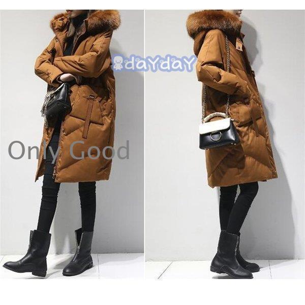 ダウンコート レディース ダウンジャケット ロング アウター 痩せ着 冬
