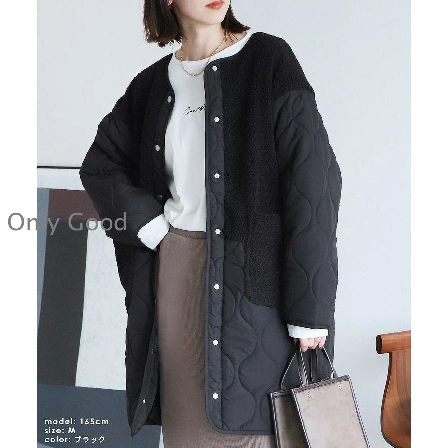 キルティングコート 中綿 レディース コート 中綿コート 冬