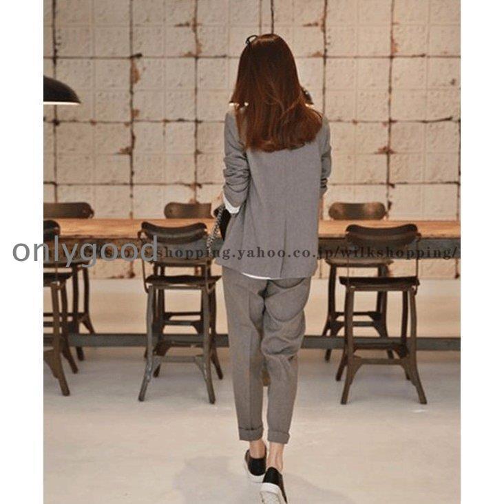 パンツスーツ セットアップ 襟あり 大きいサイズ 3l ダブルボタン