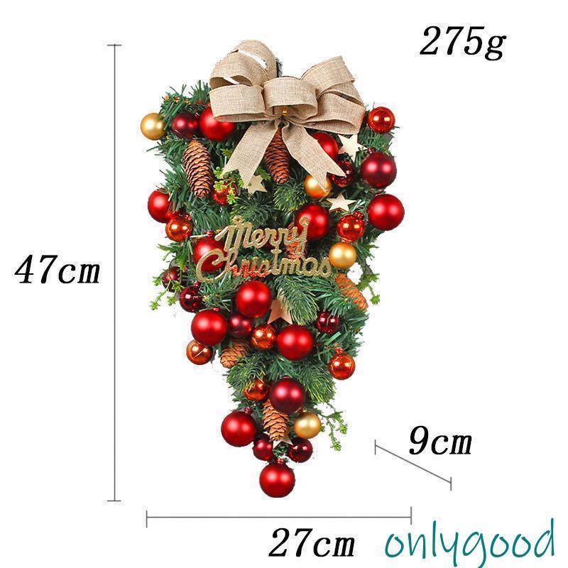 クリスマスリース クリスマス飾り付け 玄関ドア 花 フラワーリース
