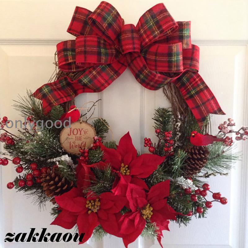 ★クリスマスリース クリスマス リース 30cm 飾り 装飾 ギフト クリスマスリース 30cm 【送料無料】 DEPOS