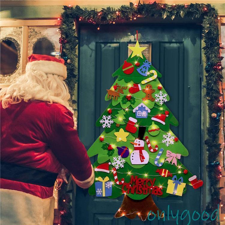 クリスマス 飾り 子供 安全 手作り 贈り物 フェルトクリスマスツリー