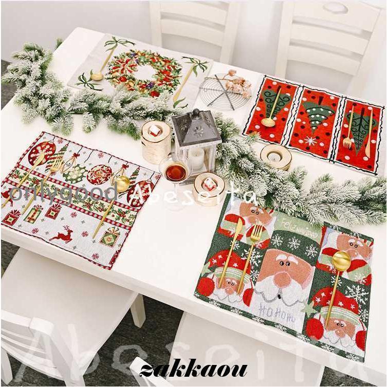 クリスマスランチョンマット クリスマス　3点 クリスマスランチョンマット クリスマス 3点 クリスマス プレゼント