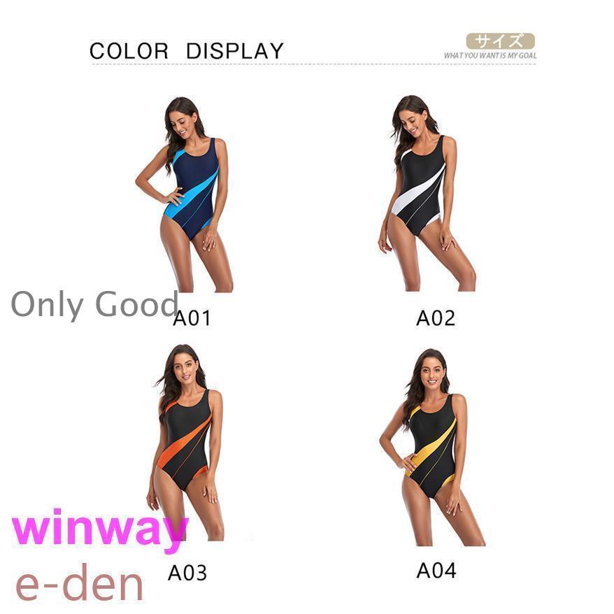 競泳水着 レディース 水着 女性用 体型カバー フィットネス水着 競泳用 練習用 スリムデザイン スイムウェア セパレート水着 水泳 めくれ防止 | ブランド登録なし | 01