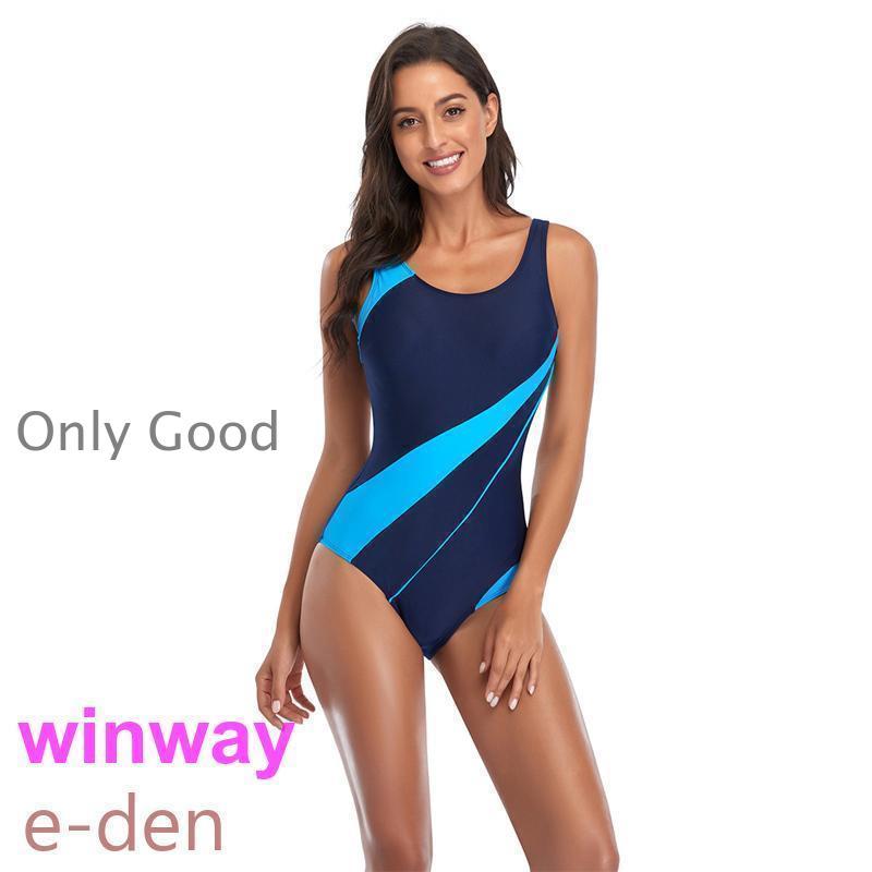 競泳水着 レディース 水着 女性用 体型カバー フィットネス水着 競泳用 練習用 スリムデザイン スイムウェア セパレート水着 水泳 めくれ防止 | ブランド登録なし | 07