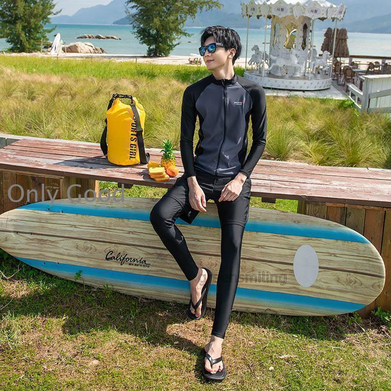 水着セット 2022年新作 長袖 ラッシュガード 体型カバー カップル水着 ペア水着 プラスサイズ シュノーケリング ダイビング シュノーケリング 海 | ブランド登録なし | 02