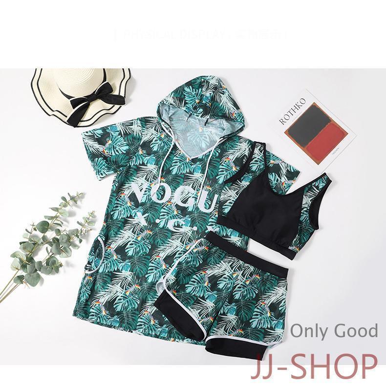 新作 ぽっちゃり 水着 大きいサイズ レディース ぽっちゃり水着 3点