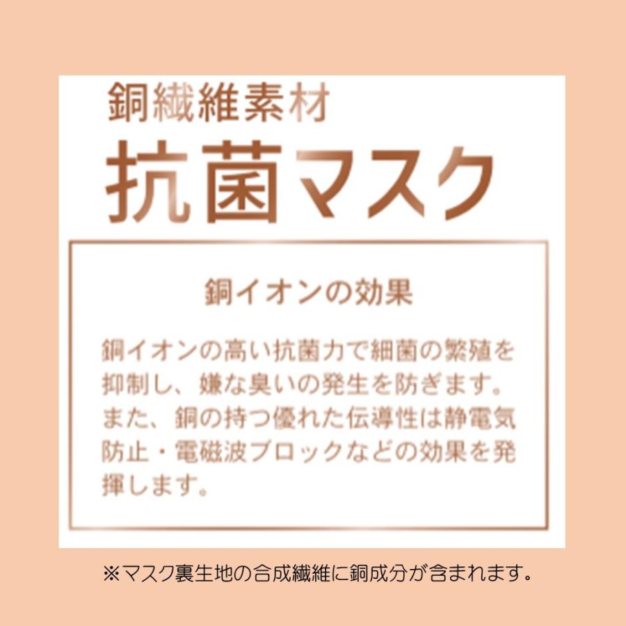 銅イオンの高い抗菌力で嫌なにおいの発生を防ぐ 抗菌マスク【半永久