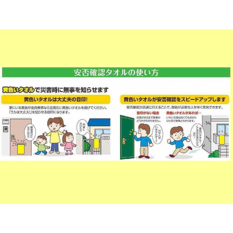 送料無料 25枚セット 無事を伝える黄色いタオル 安否確認タオル 地震 台風 避難時に使用 En Anpi オンリーワン ギフト スマイル 通販 Yahoo ショッピング