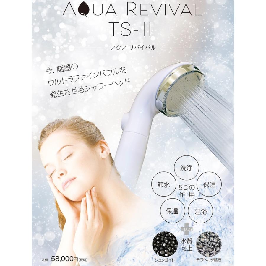 ウルトラファインバブル シャワーヘッド アクアリバイバル TS-II