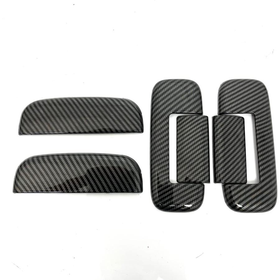 スズキ カーボン ルック ドアハンドル カバー エブリイワゴン DA17W JP