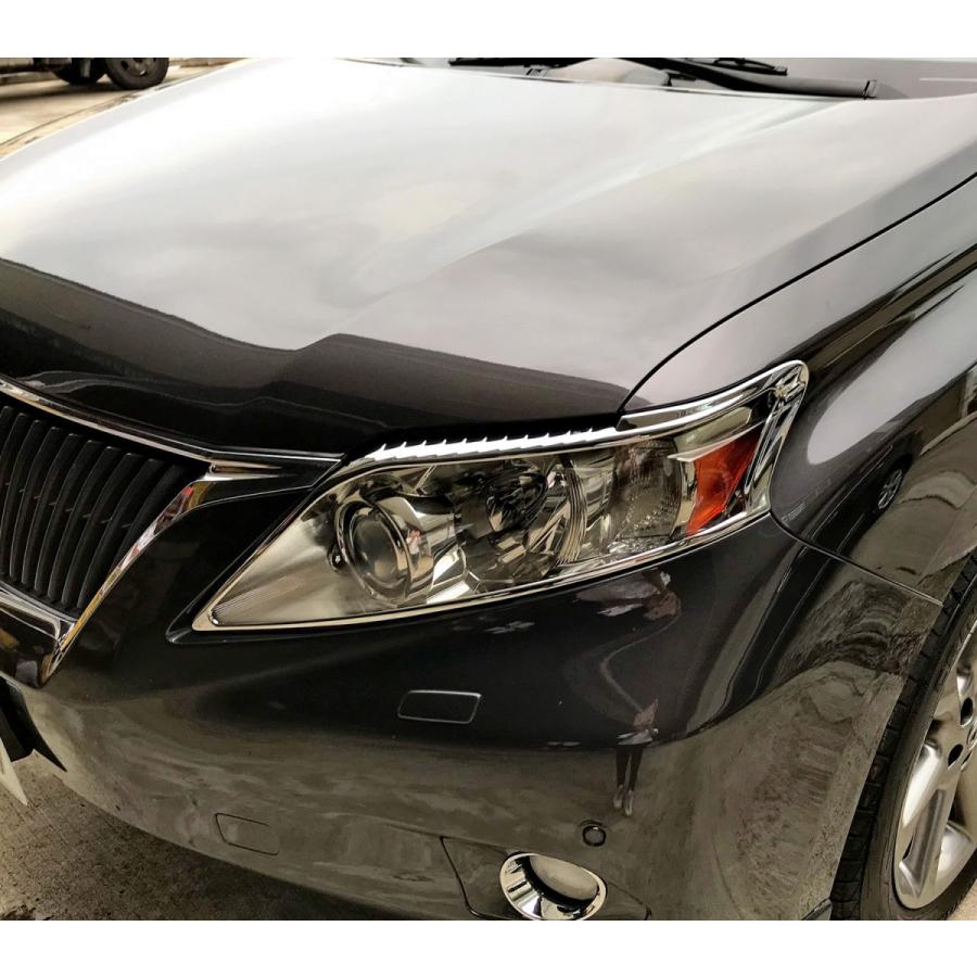 レクサス メッキ ヘッドランプ ヘッドライト リング RX 10 系 RX270