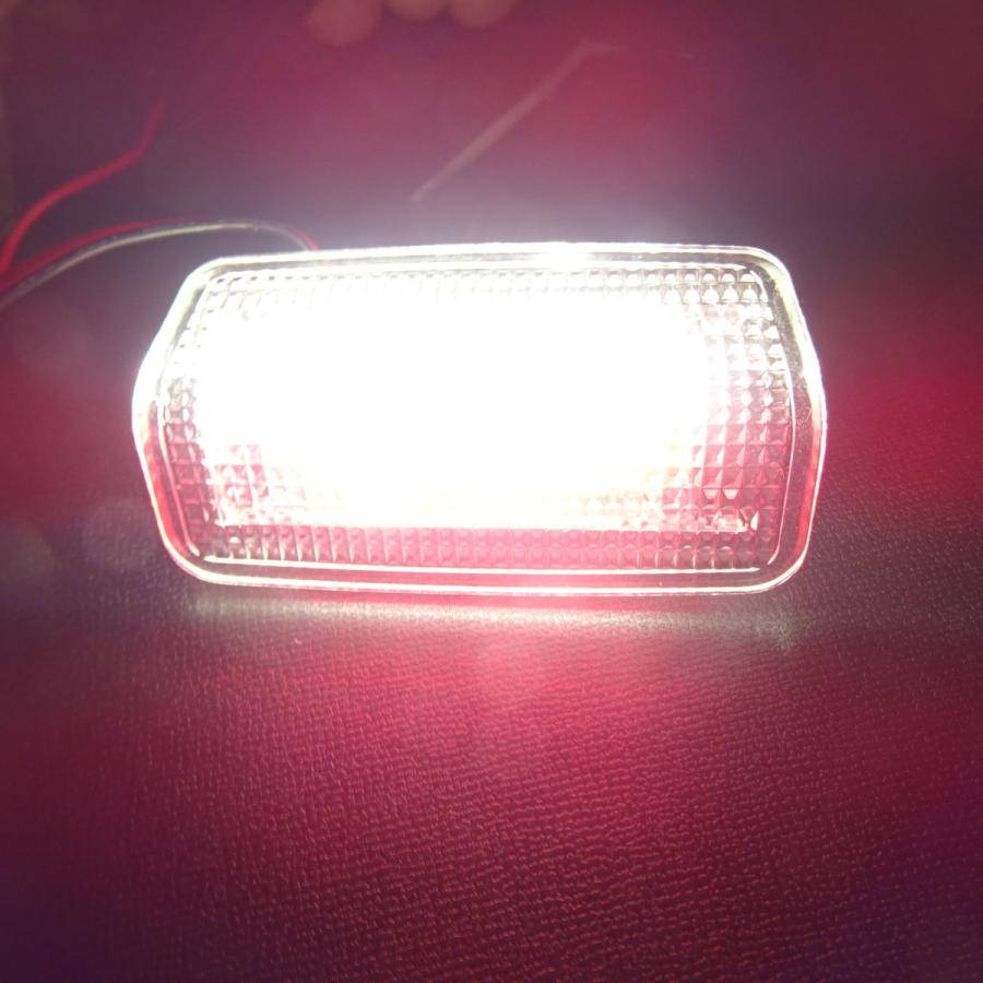 激白光♪二色発光♪交換式♪ LED ドア カーテシ ランプ ウェルカム