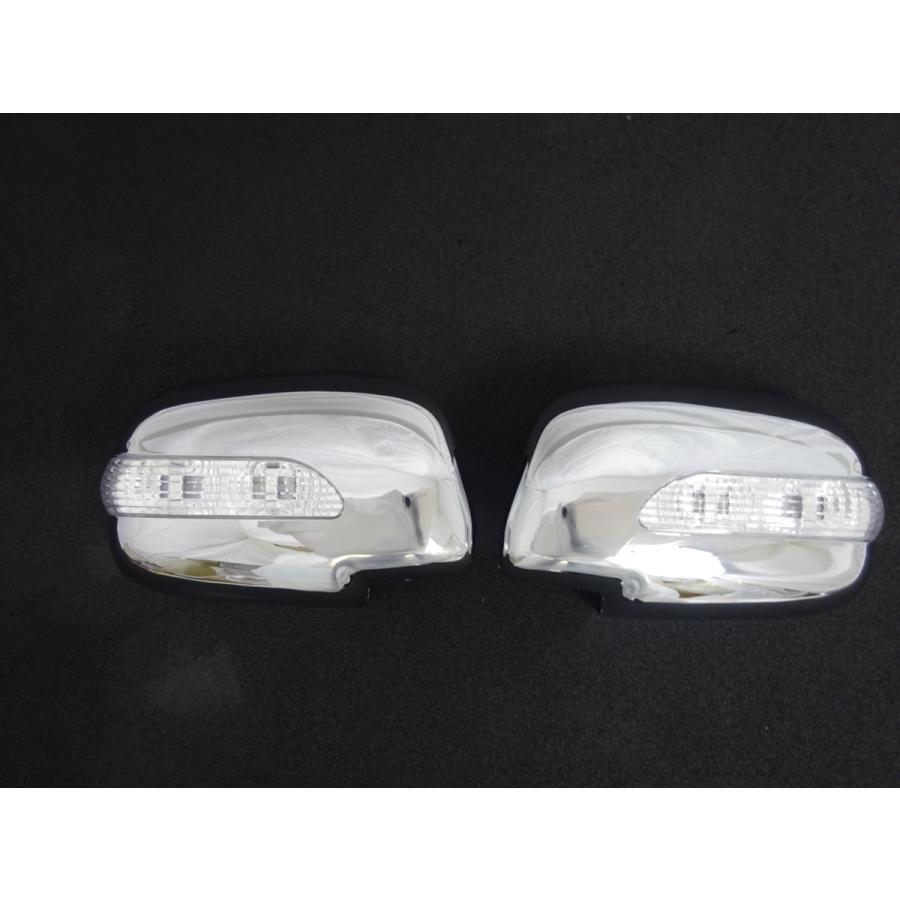 鏡面仕上げ♪ メッキ LED ドアミラー カバー トヨタ ノア ヴォクシー 