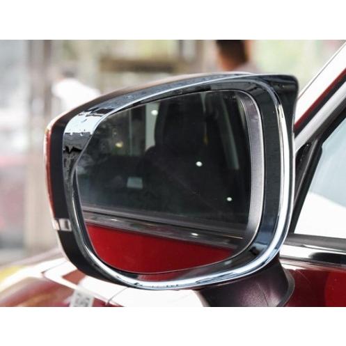 鏡面仕上げ♪ メッキ ドアミラー リング バイザー マツダ CX-8 KG2P