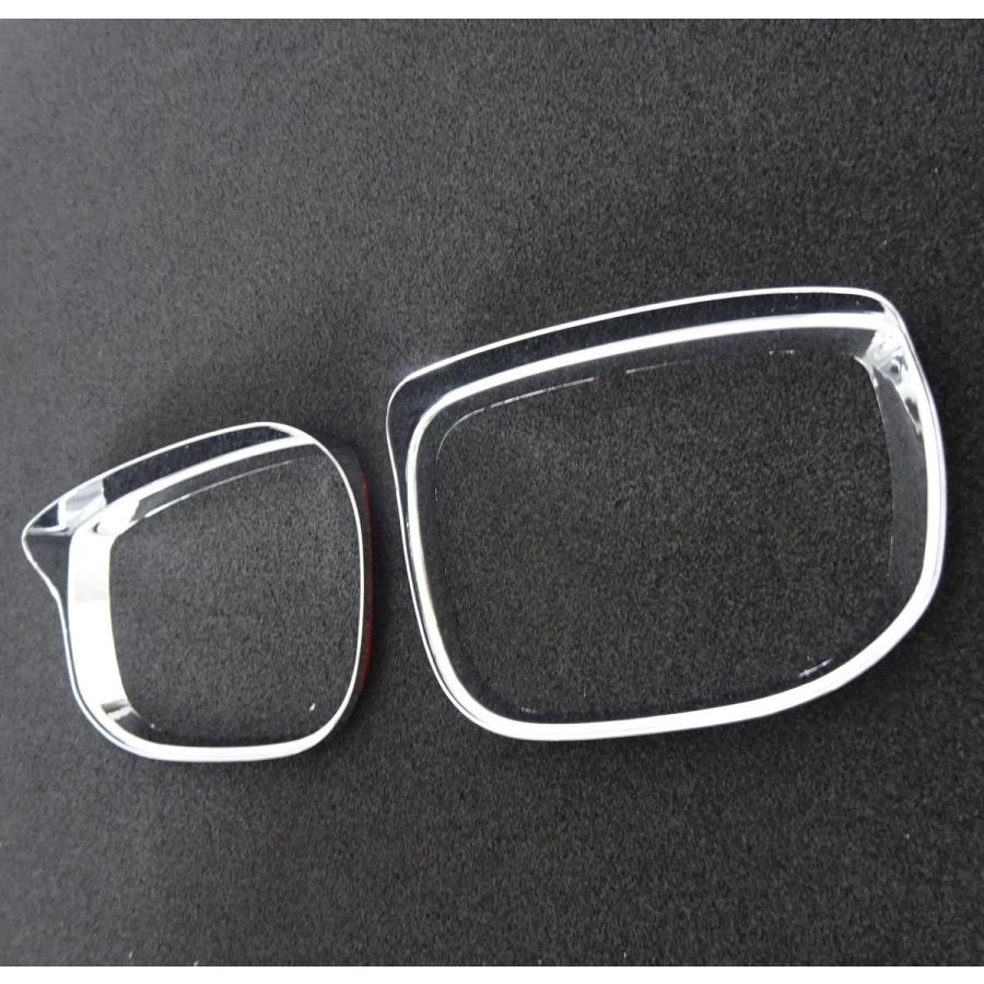 鏡面仕上げ♪ メッキ ドアミラー リング バイザー マツダ CX-8 KG2P