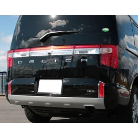 鏡面仕上げ♪ メッキ リアバンパー リフレクター リング リム フレーム