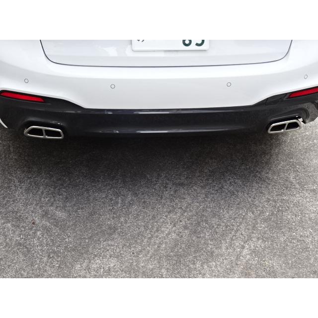 高グレード化♪ BMW 4本出しルック メッキ マフラー カバー G30 G31