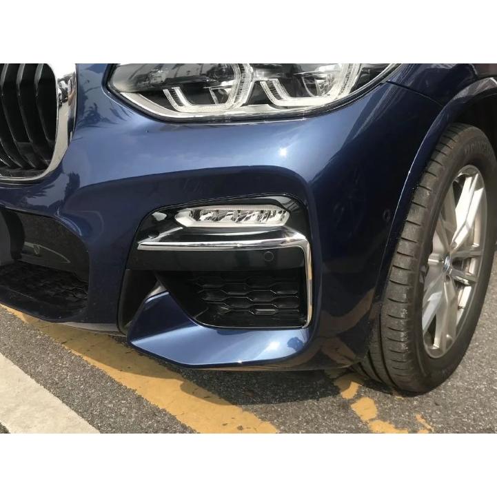 高品格♪ BMW メッキ フロントバンパー フォグ ガーニッシュ X3 G01