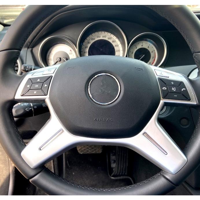 高品格♪ メルセデス ベンツ サテンシルバー ステアリング カバー W463