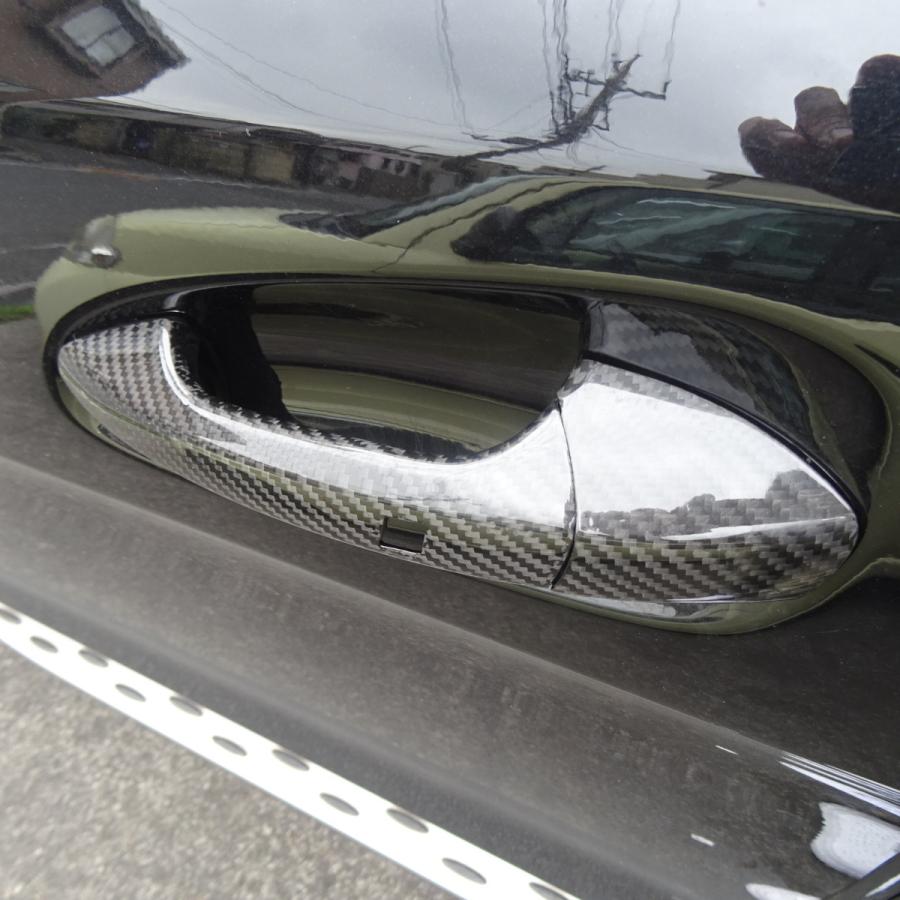 高品質♪ メルセデス ベンツ カーボン ドアハンドル カバー W166