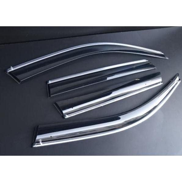 高品質♪ 安心ビス付き♪ メッキ モール BMW ドアバイザー 