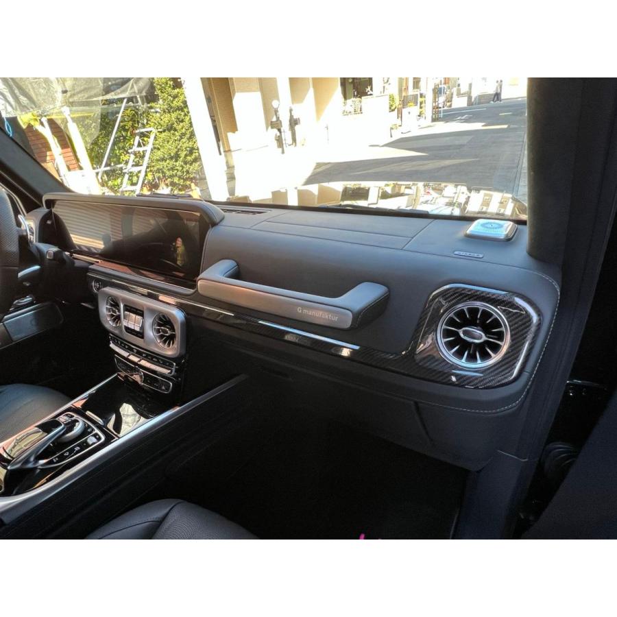 高品質♪♪ ベンツ リアル カーボン フロント サイド エアコンダクト