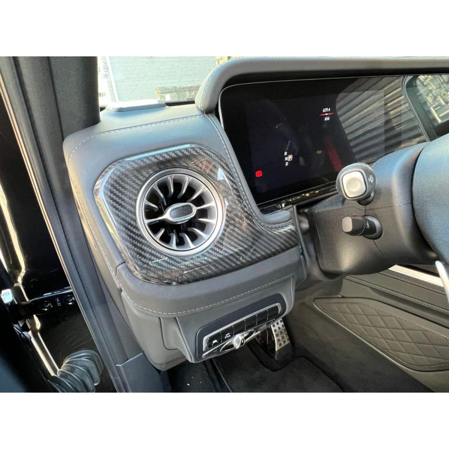 高品質♪♪ ベンツ リアル カーボン フロント サイド エアコンダクト